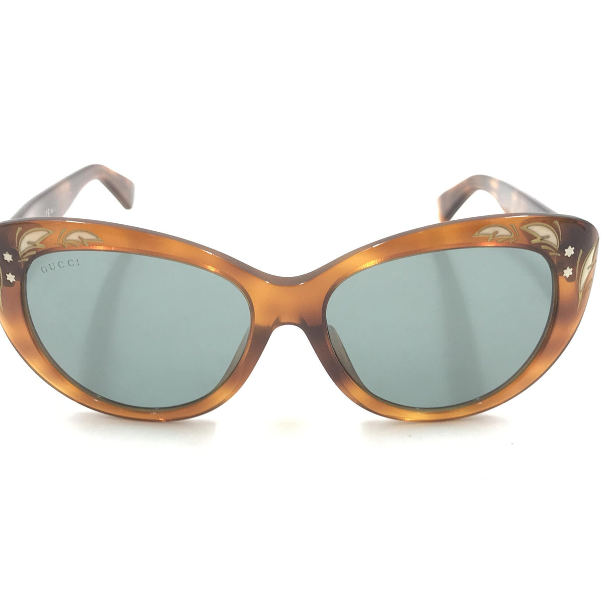 Gucci Cat Eye Sunglasses With Tortoise Shell