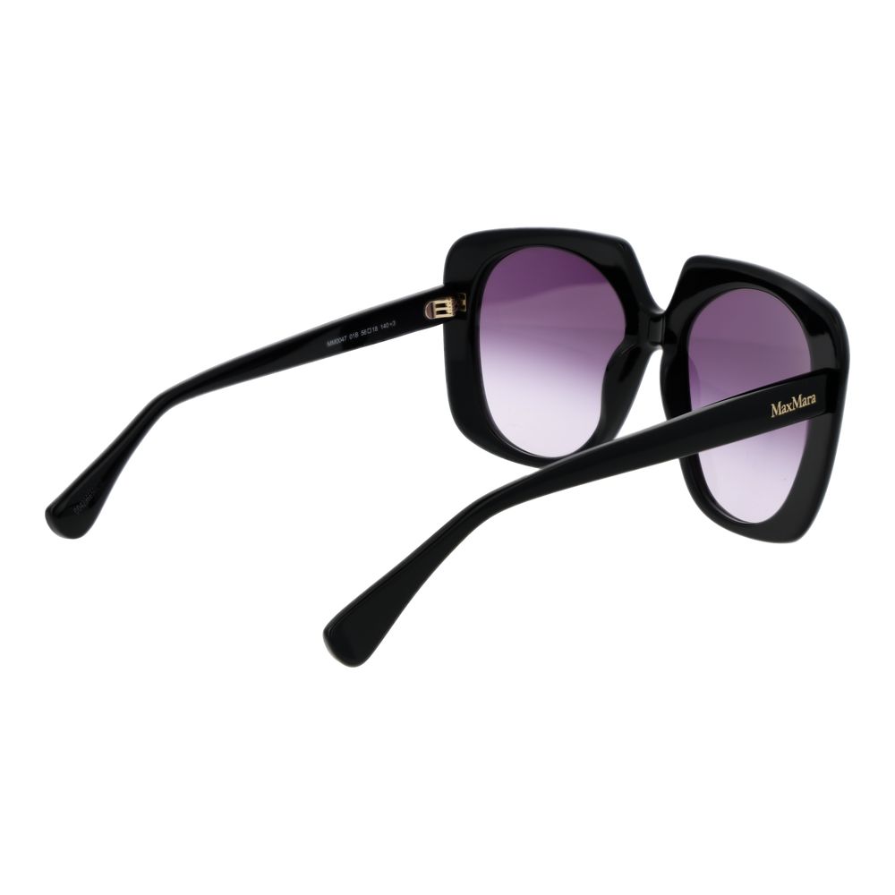 Max Mara Black Plastic Sunglasses