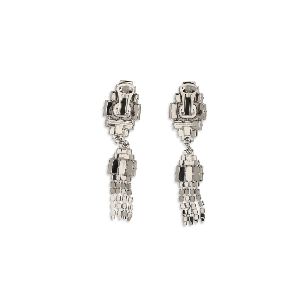 Alessandra Rich Silver Metal Earrings