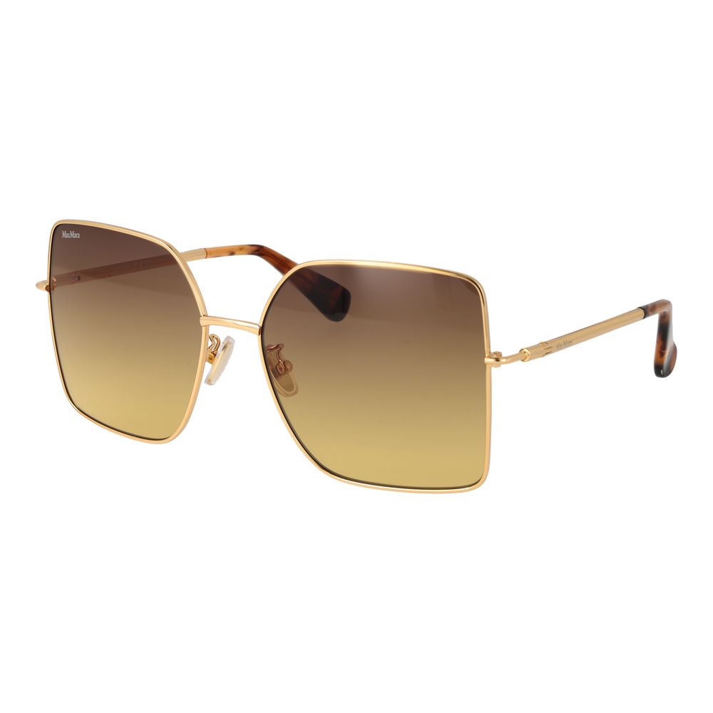 Max Mara Gold Metal Sunglasses