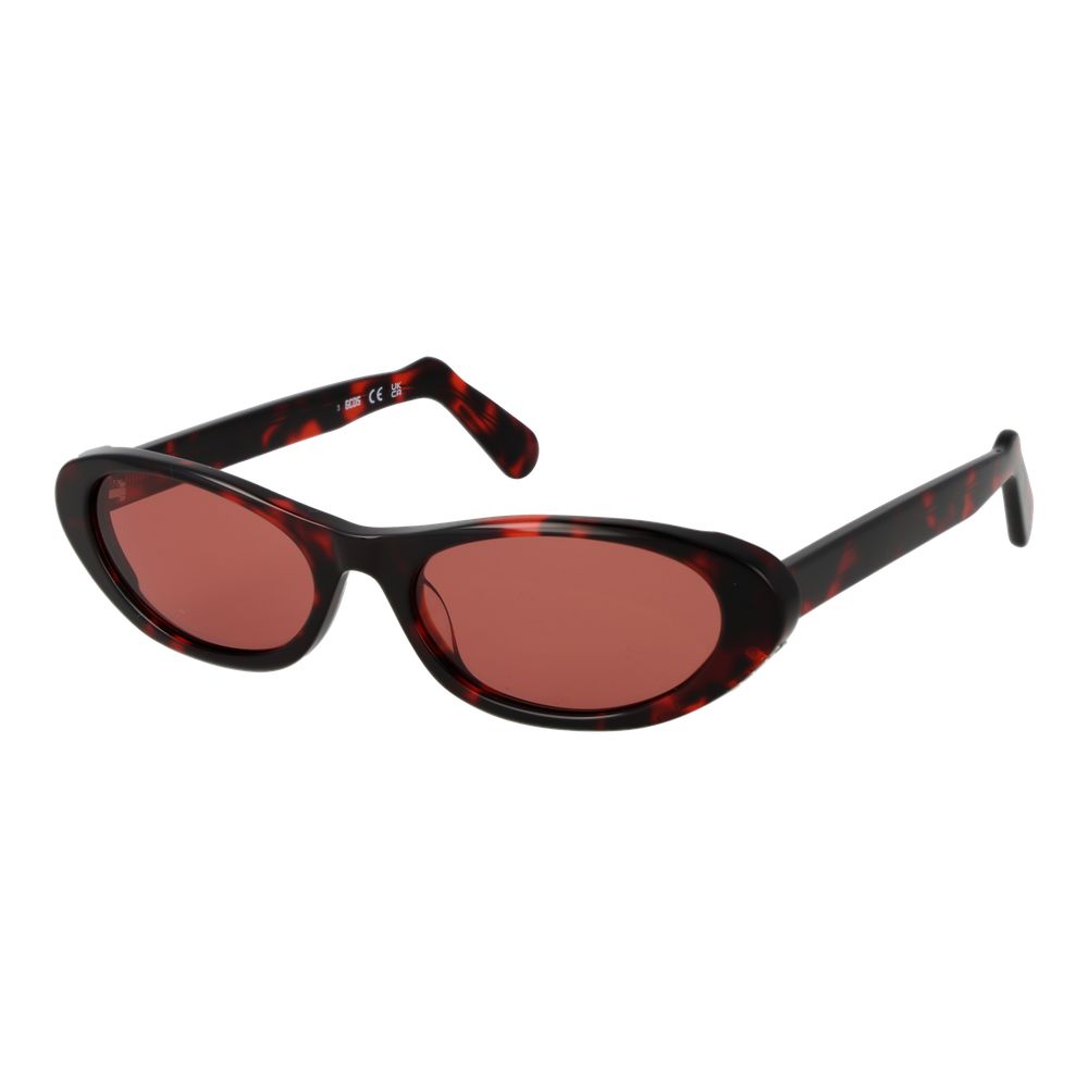 GCDS Black Plastic Sunglasses