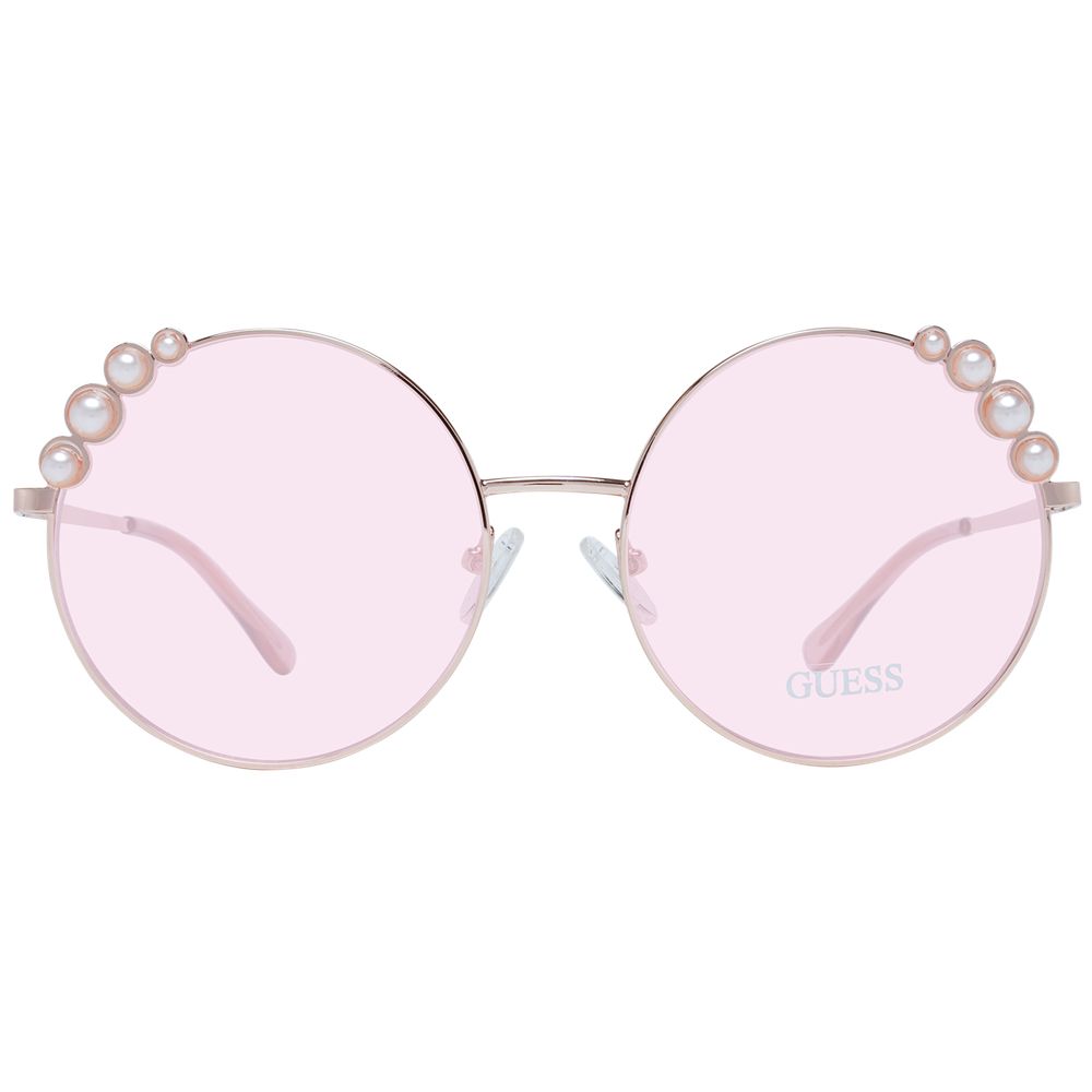 Guess Rose Gold Metal Sunglasses