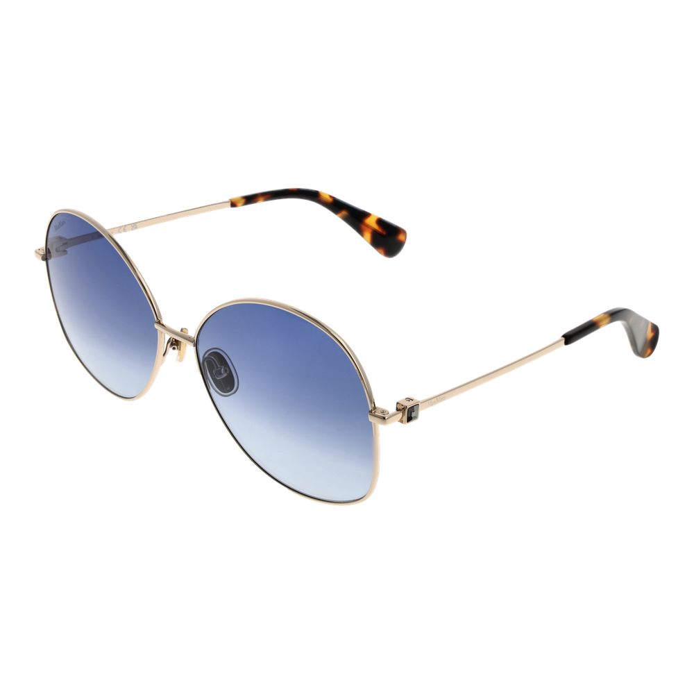 Max Mara Gold Metal Sunglasses