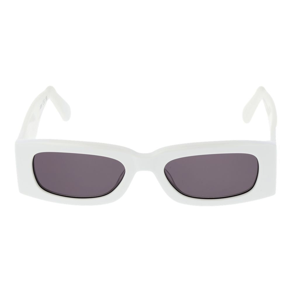 GCDS White Plastic Sunglasses