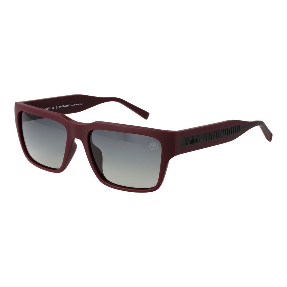 Timberland Burgundy Plastic Sunglasses