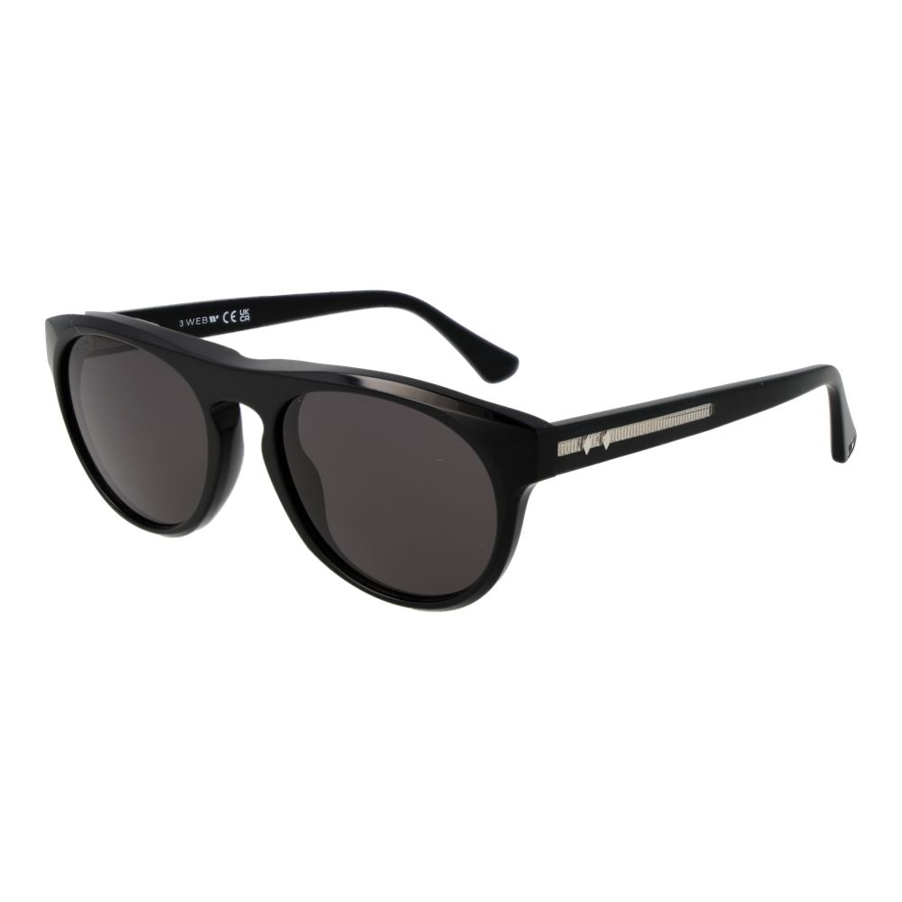 Web Black Acetate Sunglasses